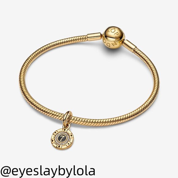 Pandora Lucky Chip Dangle Charm - Picture 4 of 5